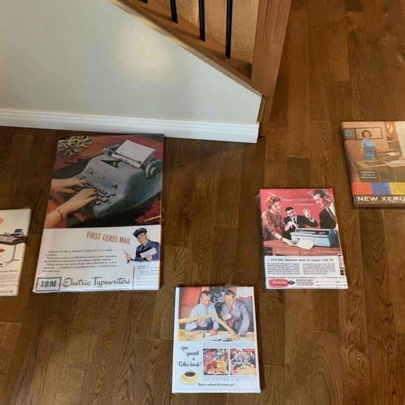 Set of 5 vintage office supply advertisements - Picture 2 of 7